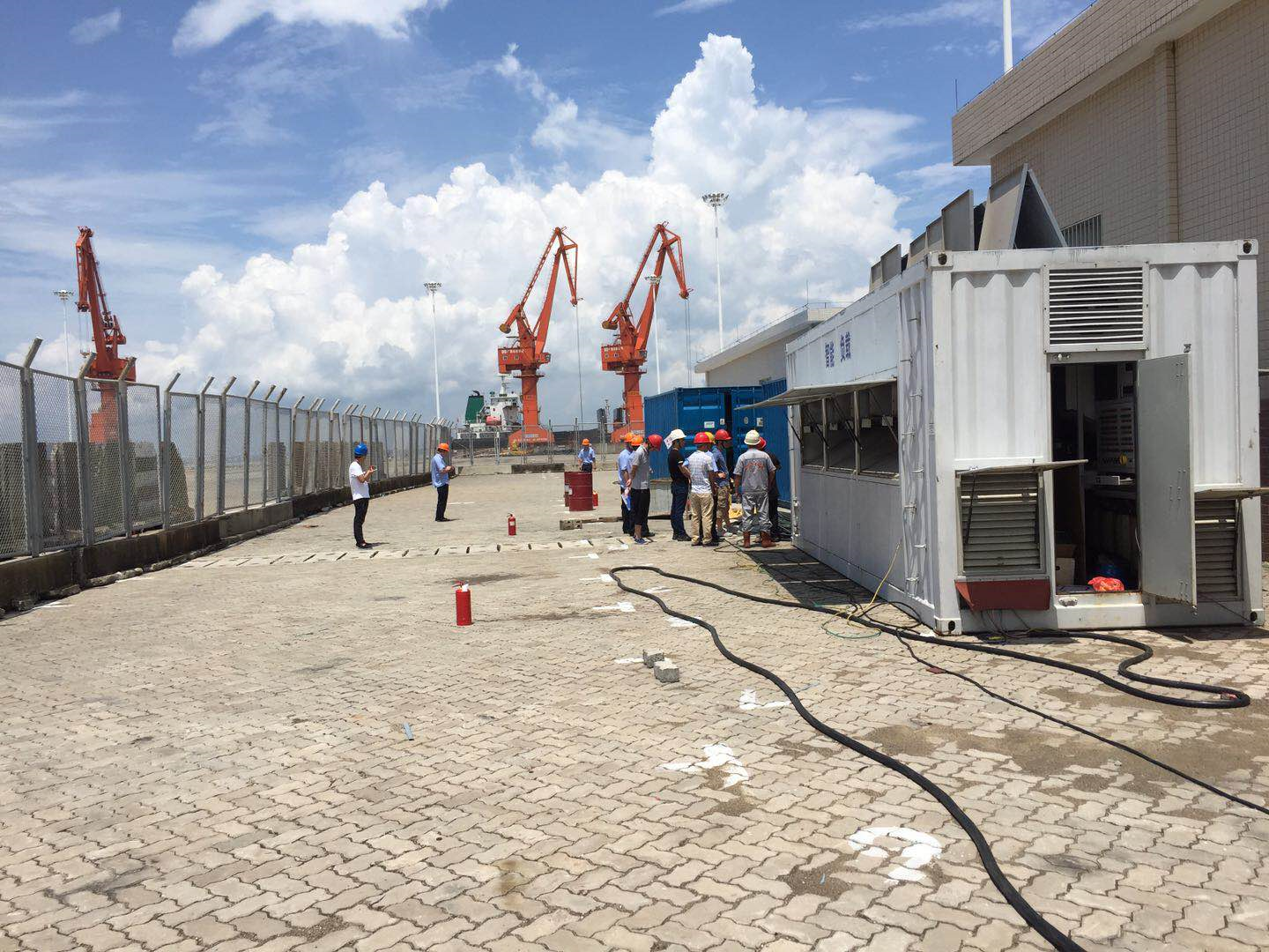 船舶岸電電源假負載測試 船舶岸電電源假負載測試