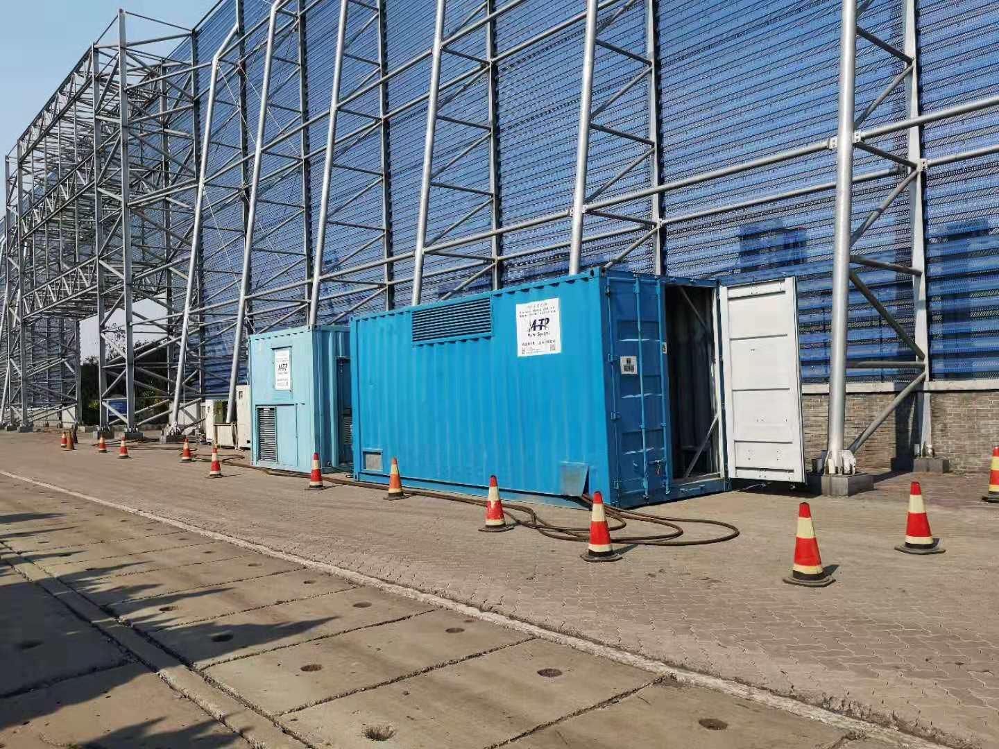 天津港煤碼頭岸電系統假負載測試 天津港煤碼頭岸電系統假負載測試